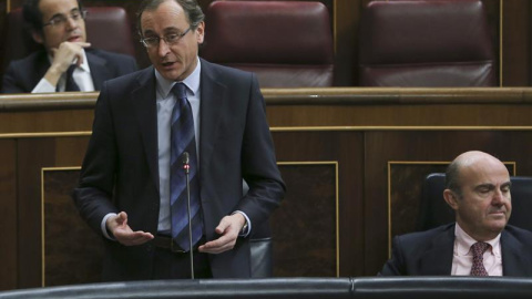 El ministro de Sanidad, Servicios Sociales e Igualdad, Alfonso Alonso, en el Congreso. EFE