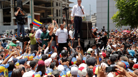 El opositor Guaidó. REUTERS/Carlos Garcia Rawlins