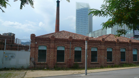 L'antiga fàbrica tèxtil Godó i Trias, a l'Hospitalet.