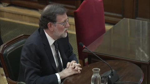 Rajoy lamenta las imÃ¡genes del 1-O en el juicio del 'procÃ©s'