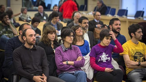 Imagen del juicio contra algunos de los participantes en la manifestación en el Parque de la Ciudadela. EFE