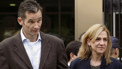 Iñaki Urdangarin y la infanta Cristina.