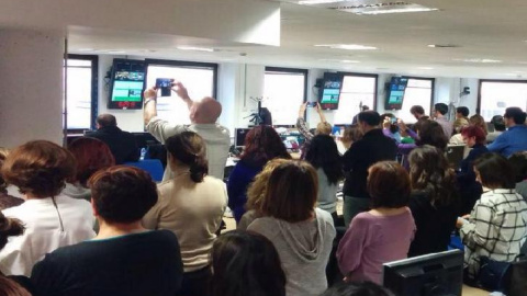 TVE minuto de silencio