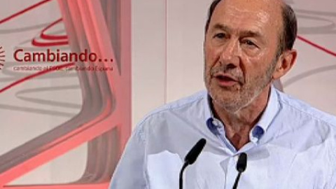 El discurso mÃ¡s difÃ­cil de Rubalcaba