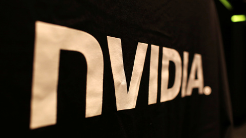 El logo del fabricante de chips Nvidia, en su sede en la localidad californiana de Santa Clara. REUTERS/Robert Galbraith