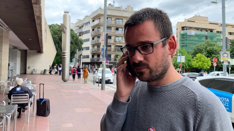 Lluc Salellas, cap de llista de Guanyem Girona. PÚBLIC