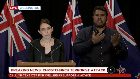 New Zealand's Prime Minister Jacinda Ardern speaks during a news conference following the Christchurch mosque attacks, in Wellington