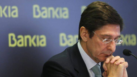 El presidente de Bankia, José Ignacio Goirigolzarri, en un rueda de prensa. REUTERS