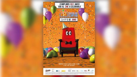 Cartel de promoción de la Fiesta del Cine 2019.