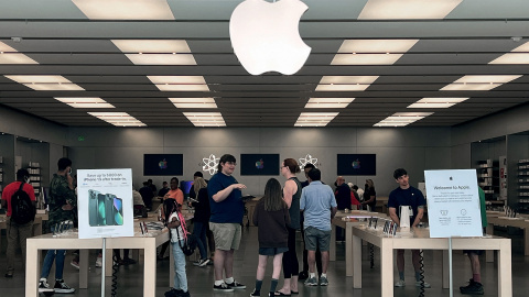 Tienda de Apple, en Maryland, EEUU, donde se ha creado el primer sindicato de trabajadores de la compañía.