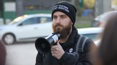 Toño, el coordinador de Save Movement Madrid./Alejandro Tena