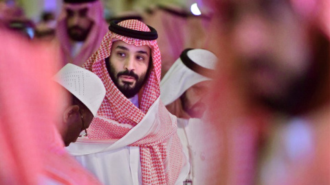 Mohammed bin Salman en la cumbre apodada ‘Davos en el desierto’ en octubre de 2018  |  AFP