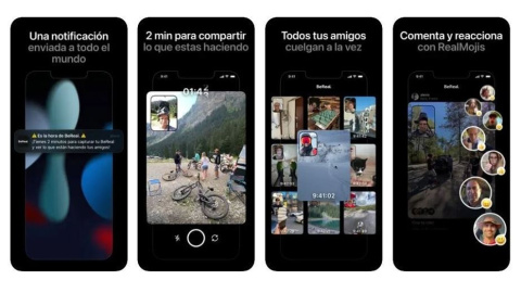 BeReal, la alternativa a Instagram que funciona con alertas para subir una fotografía diaria