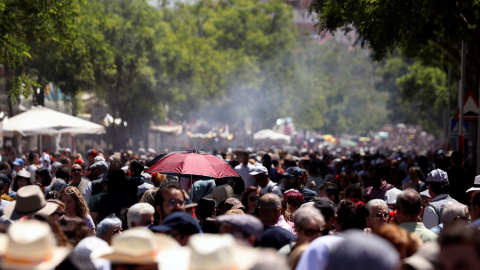 15/5/2019 Aspecto que presentaba hoy el parque de San Isidro, en el día que se celebra la festividad de San Isidro.- EFE