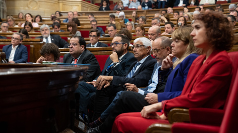 19/10/2022 - Una imatge del ple del Parlament d'aquest dimecres, 19 d'octubre.