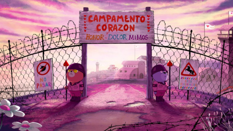 Entrada a Campamento Corazón.