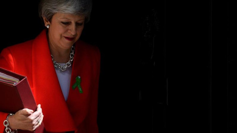 La primera ministra británica, Theresa May. - EFE