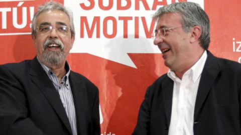 Los portavoces de la Comunidad y el Ayuntamiento de Madrid, Ángel Pérez y Gregorio Gordo. / EFE