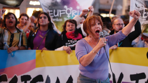 22/10/2022 manifestación para la aprobación de la Ley Trans Madrid