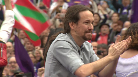 Pablo Iglesias vuelve a la primera lÃ­nea de la polÃ­tica