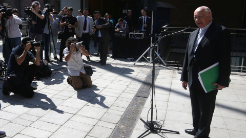 El cardenal de Santiago de Chile Ricardo Ezzati, en unas declaraciones a los periodistas. REUTERS/Stringer