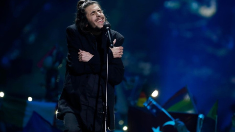 Salvador Sobral en la actuación de Eurovisión 2017. Europa Press