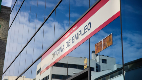 Una oficina del SEPE de la calle Miguel Yuste, a 2 de septiembre de 2022, en Madrid (España).