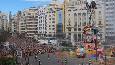 Las Fallas de València de 2019./Europa Press