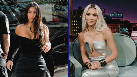 Montaje Kim Kardashian antes y después