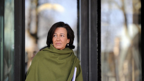 Ana Patricia Botín, hija de Emilio Botín, en Londres. REUTERS