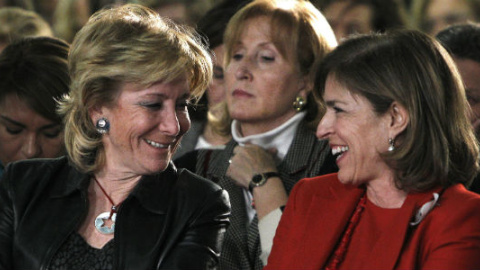 Esperanza Aguirre y Ana Botella. -EFE