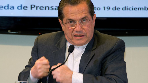 El ministro de Asuntos Exteriores de Ecuador, Ricardo Patiño. - AFP