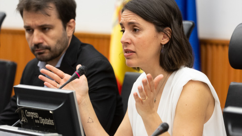 30/04/2024 La secretaria Política de Podemos, Irene Montero, en el Congreso de los Diputados, a 30 de abril de 2024.