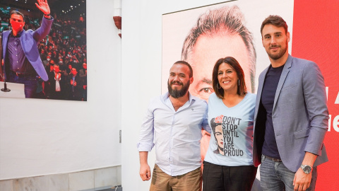 Manolo Rosado, Ángeles Férriz, y Víctor Gutiérrez, en una imagen de archivo.