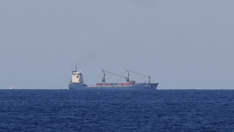 El buque Borkum llegando al puerto de Cartagena, a 16 de mayo de 2024, en Cartagena, Región de Murcia (España).