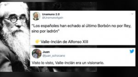 La frase atribuida a Valle-Inclán que se ha hecho viral tras el anuncio del Juan Carlos I