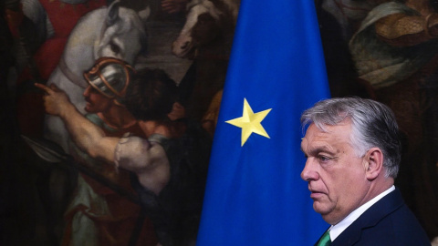 24 de junio de 2024. Víktor Orbán en una conferencia junto al primer ministro italiano el pasado 24 de junio en Roma.