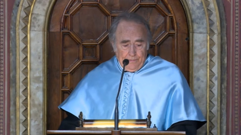 El discurso de Serrat,  tras se nombrado doctor 'honoris causa': "Las canciones viven en nuestra memoria"