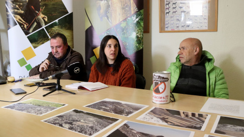 Roda de premsa del Grup de Defensa de la Natura del Berguedà i de la Plataforma Anti-incineradora de Cercs