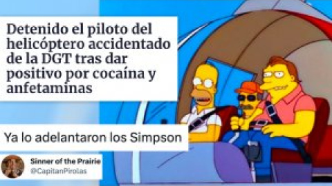 Cachondeo con la detención de un piloto de helicóptero de la DGT, positivo en cocaína y anfetaminas: "Se pasó de la raya"