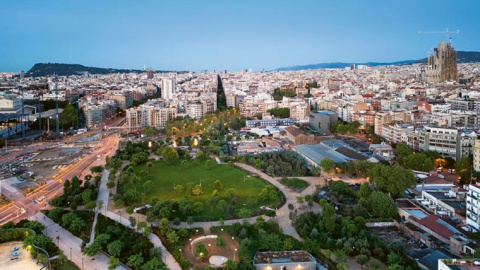 03/2023 - El entorno de la plaza de les Glòries, una de los espacios de Barcelona que más se ha transformado los últimos años.