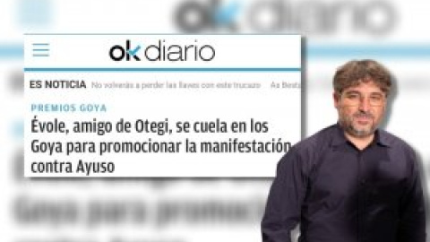 Jordi Évole responde sin pelos en la lengua a un titular de 'Okdiario': "Inda, aparte de mentir cada día, das asco"