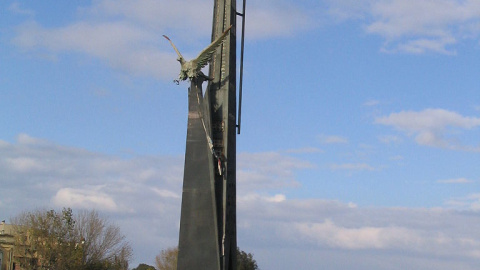 Monumento conmemorativo de la Batalla del Ebro, en Tortosa, Catalunya