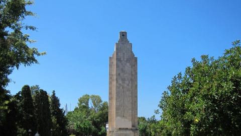 El monumento de Sa Feixina.