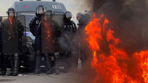 La Policía ha detenido a más de 200 manifestantes por los disturbios en París.