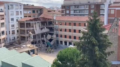 Un desaparecido y dos heridos en el derrumbe de un colegio en obras en LogroÃ±o