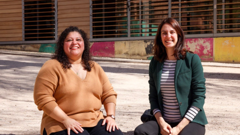 Carolina Elías junto a Rita Maestre