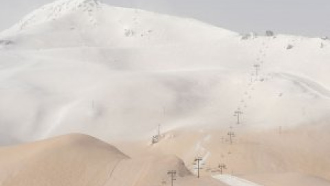 El curioso fenómeno que ha producido la calima en los Pirineos