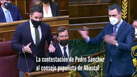 VÍDEO | Sánchez, a Abascal: "A Putin le gustaría eso que está usted tratando de hacer, dividir"