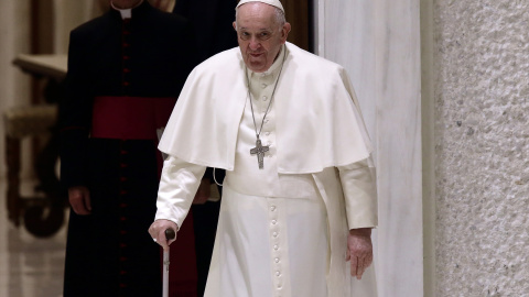 El papa Francisco durante una audiencia en el Vaticano, a 8 de febrero de 2023.